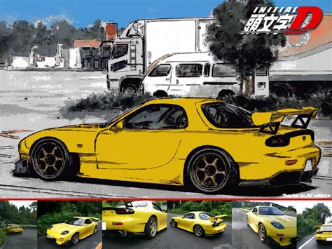 Initial D Wallpaper And Scan Gallery Initial D Rx7 Fd Project D