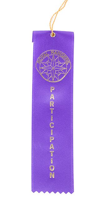 Participation Ribbons Purple 1 My Healthy Church®