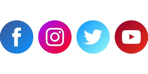 Facebook Instagram Twitter Pixabay da ücretsiz vektör grafik
