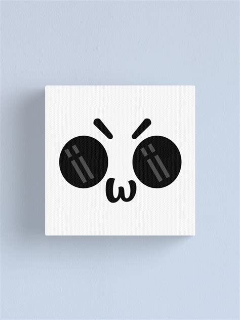 ÒwÓ Angry Owo Emoticon Emoji Canvas Print For Sale By Lyovajan