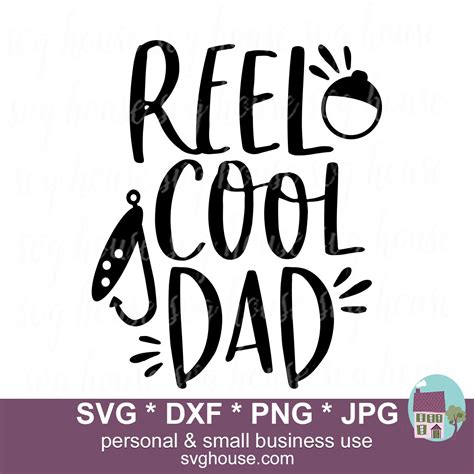 Reel Cool Dad Svg Cut Files For Cricut And Silhouette Etsy Australia
