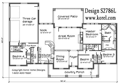 Popular Floor Plans Texas Hill Country House Plan