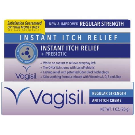Vagisil Anti Itch Cr Me Regular Strength Oz Frys Food Stores