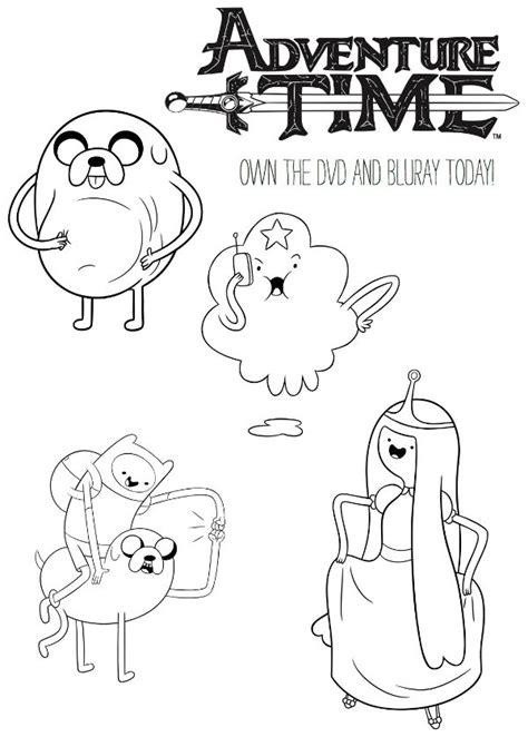 Free Printable Adventure Time Coloring Page Mama Likes This