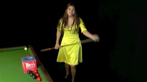 A Dozen Trick Shots With Mary Avina Pool Snooker Hot Billiards Girl