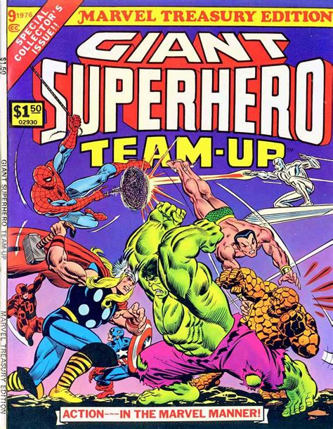 Marvel Treasury Edition 9 Giant Superhero Team Up Jack Kirby