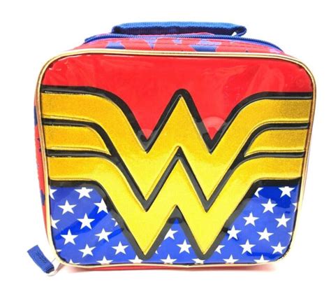 Wonder Woman Insulated Lunch Box With Detachable Cape Free Shipping