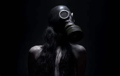 15291 Woman In Gas Mask 1920x1080 Photography Wallpapers Desktop 3bd