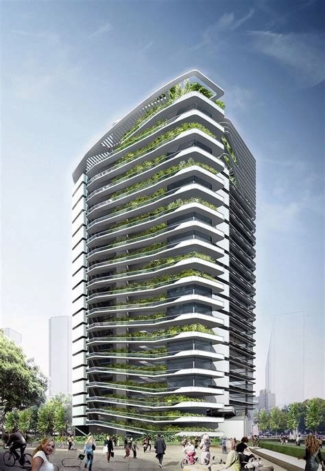 Manufactured with pride in the u.s.a. Ken Yeang's Signature Tower in India, the Grass is truly ...