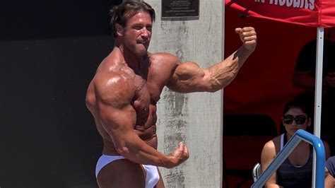 58 Year Old Bill Mcaleenan Bodybuilding Routine At Muscle Beach 7416