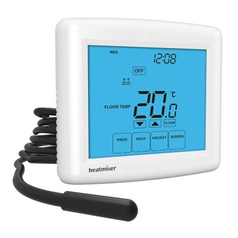 Heatmiser Touch E Touchscreen Electric Floor Heating Thermostat
