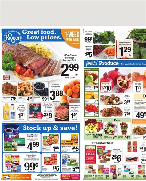 Kroger is one of many stores open on christmas eve, but closed christmas day. Kroger Weekly Ad Christmas Dec 9 2015