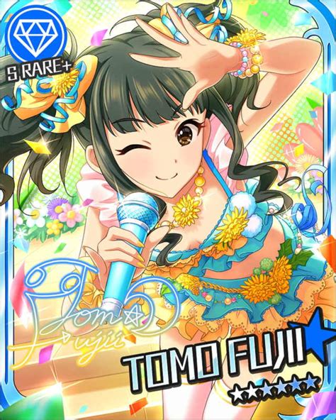 The Big Imageboard Tbib Black Hair Blush Card Medium Character Name Dress Fuji Tomo