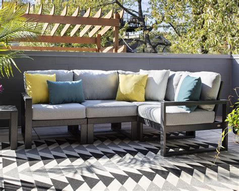 EDGE 4-Piece Modular Deep Seating Set | Deep seating, Polywood outdoor