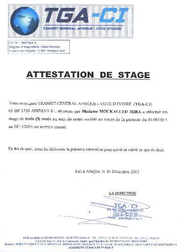Attestation De Stage Modèles De Lettres Pour Attestation 2020 04 25