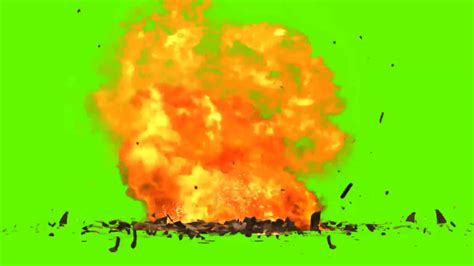 Explosion Green Screen Effect Youtube