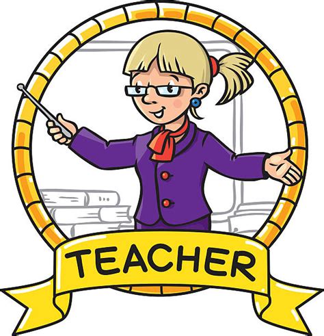 Funny School Female Teacher Or Univercity Professor With
