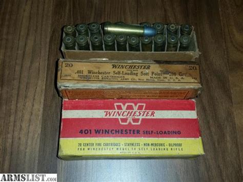 Armslist For Sale 401 Winchester Self Loading