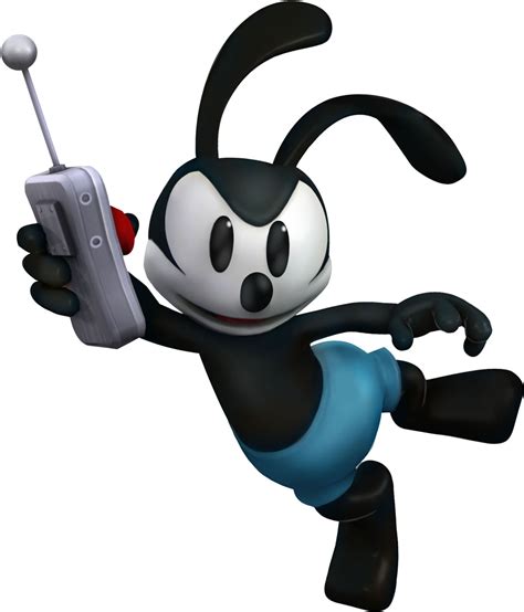 Oswald The Lucky Rabbit Clipart Famous Cartoon Disney Epic Mickey 2