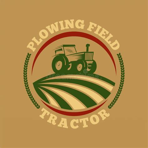 Farm Tractor Logo Design Template Stock Illustration Illustration Of