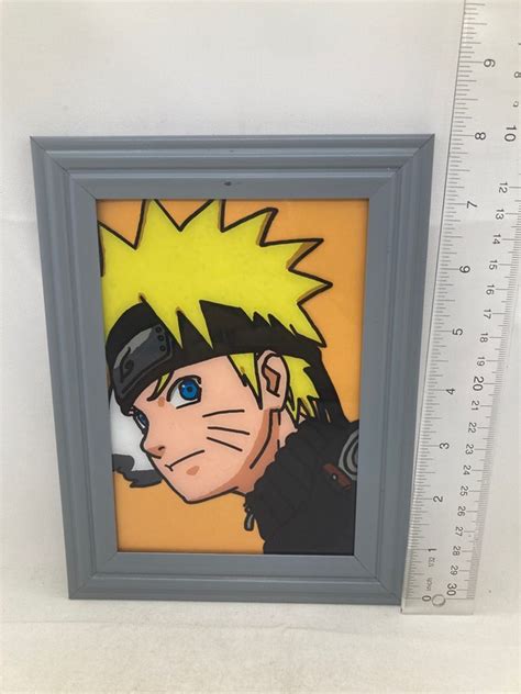 Naruto Uzumaki Glass Painting Etsy