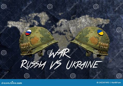 Russia Vs Ukraine War Between Russia And Ukraine Stock Image Image