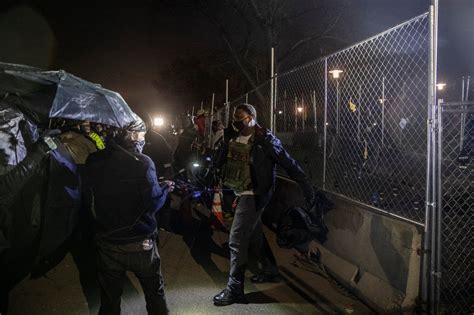 Subdued Protests Over Police Shootings In Brooklyn Center And Chicago