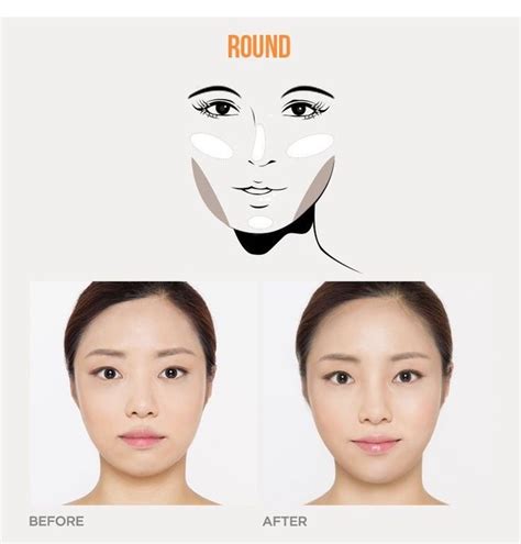 Makeup for round face Trang điểm mặt tròn Khuôn mặt Mắt