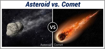 Asteroid And Comet Difference And Comparision
