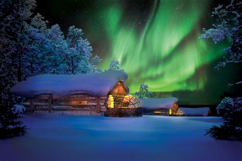 Aurora Borealis In Lapland Terres Sauvages