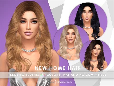 New Home Hair Sonya Sims Sims 4 Hairs