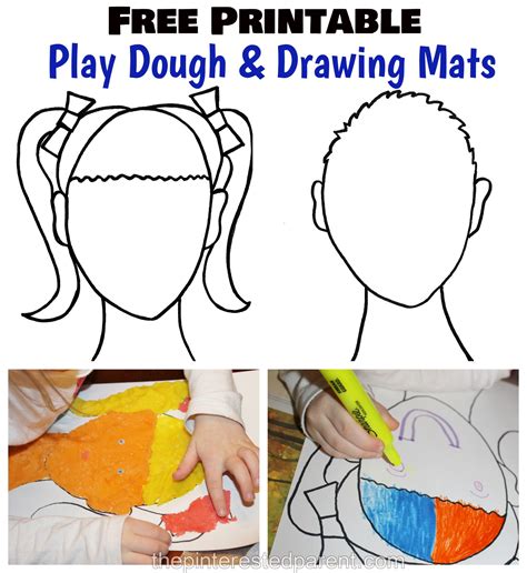 Printable Playdough Mats