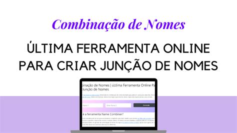 Combinação Dos Nomes Amor