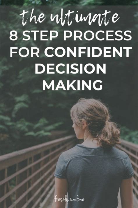 The Ultimate 8 Step Process For Confident Decision Making Freshly Undone Decision Making
