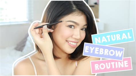Natural Eyebrow Makeup In 2 Steps Taglish Ft Maybelline Fashion