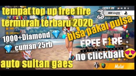 Top up ff termurah bisa bayar pakai pulsa dan. Buruan🔥‼️tempat top up free fire termurah terbaru 2020 via ...