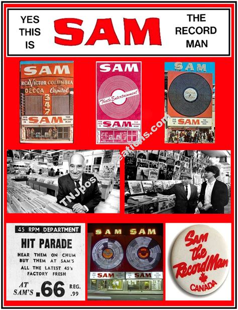 Sam The Record Man Record Store in Toronto poster | Vinyl record shop ...
