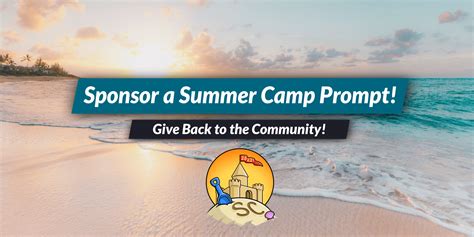 Sponsor A Summer Camp Prompt World Anvil Blog