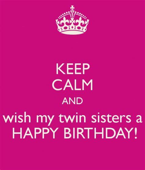 Birthday Wishes For My Twin Sister Quotes Shortquotes Cc