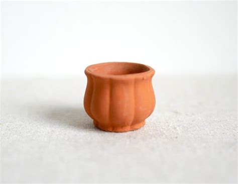 112 Dollhouse Miniature Clay Pottery Planter Clay Flower Pot Etsy