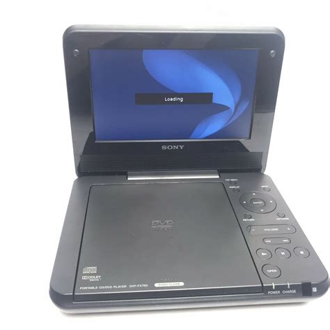 Sony Dvp Fx750 Portable Travel Cd And Dvd Player With Original Charger Etsy