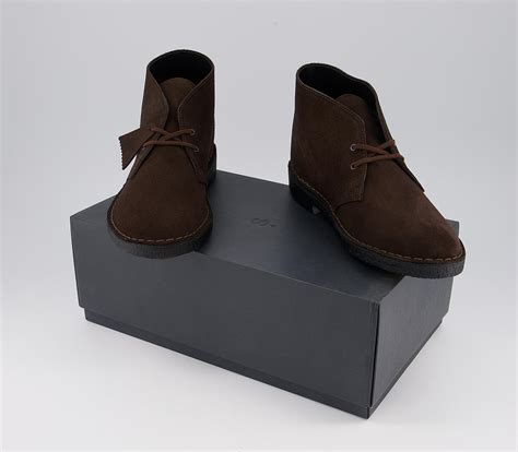 clarks originals desert boots brown suede men s boots