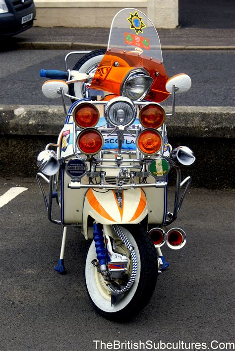 2015 Mod Rally To Troon The Brittish Subcultures Retro Scooter