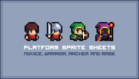 Pixel Platform Sprite Sheets Pixel Art Characters Pixel Art Games Pixel Characters