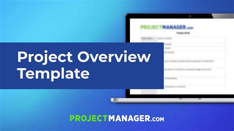 Project Overview Template ProjectManager Com