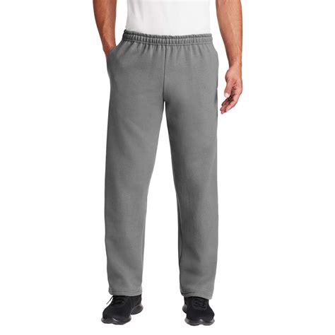 Gildan 12300 Dryblend Open Hem Sweatpants Charcoal Full Source