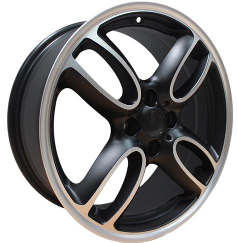 17 Inch Mini Cooper Clubman Cooper S Coupe Black Machined Wheels Elite Custom Rims