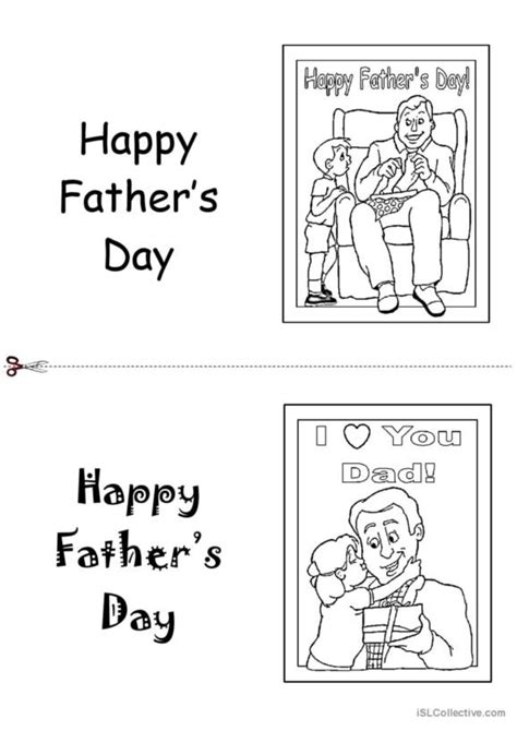 20 Fathers Day English Esl Worksheets Pdf And Doc