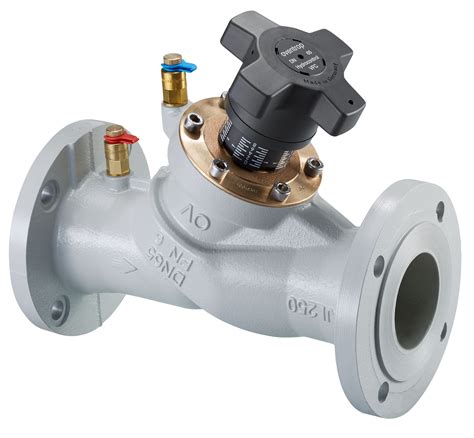Double Regulating And Commissioning Valve Hydrocontrol Vfc Pn 6 Cast