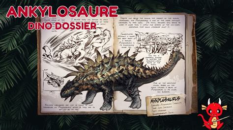 Ankylosaure Taming Capacités Dino dossier ARK Survival Evolved